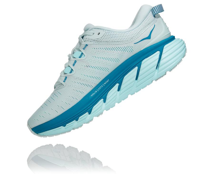 Chaussure Running Hoka One One Gaviota 3 Femme - Bleu - CHB-590846